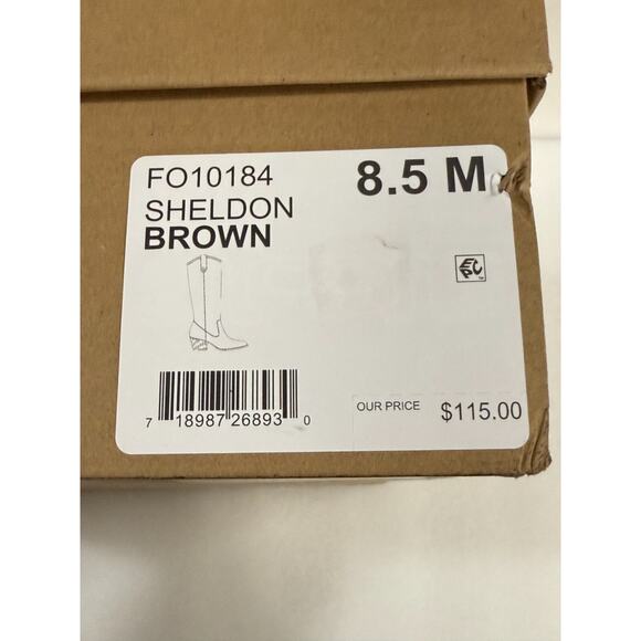 Frye and Co. Womens Sheldon‎ Stacked Heel Cowboy Boots Size 8.5M FO10184 - Picture 11 of 11